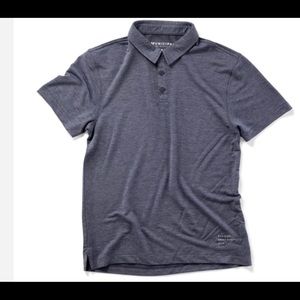 MUNICIPAL Navy/Heather Super Soft Polo size L.